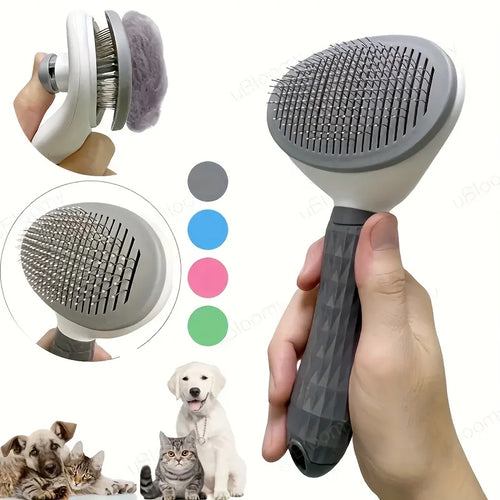 Pet Hair Removal Brush – Easy Grooming for Dogs & Cats