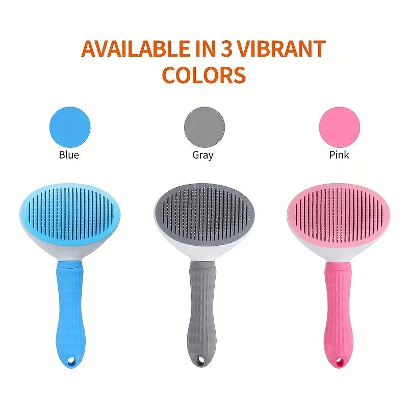 Pet Hair Removal Brush – Easy Grooming for Dogs & Cats